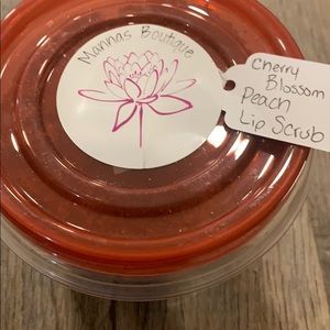 Cherry Blossom and Peach lip scrub